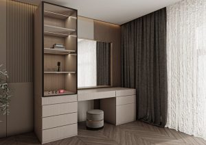 تسريحة بتصميم مودرن وإضاءة مخفية