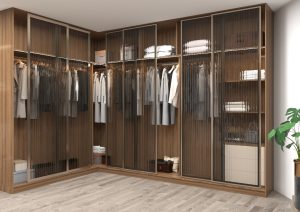 جناح ملابس متكامل فخم بتصميم مودرن -خشبي بيج (3)