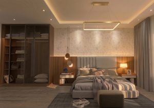 غرفة نوم رئيسية متكاملة بتصميم مودرن (1)