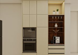 مطبخ بتصميم مودرن - أوف وايت -4