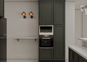 مطبخ بتصميم نيو كلاسيك - زيتي -4