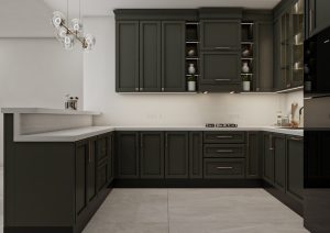 مطبخ بتصميم نيو كلاسيك - زيتي -5