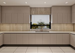 مطبخ بتصميم عصري جريج