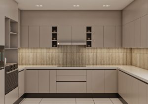 مطبخ بتصميم عصري جريج