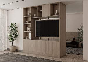 وحدة تلفزيون دوّارة بتصميم حديث -2